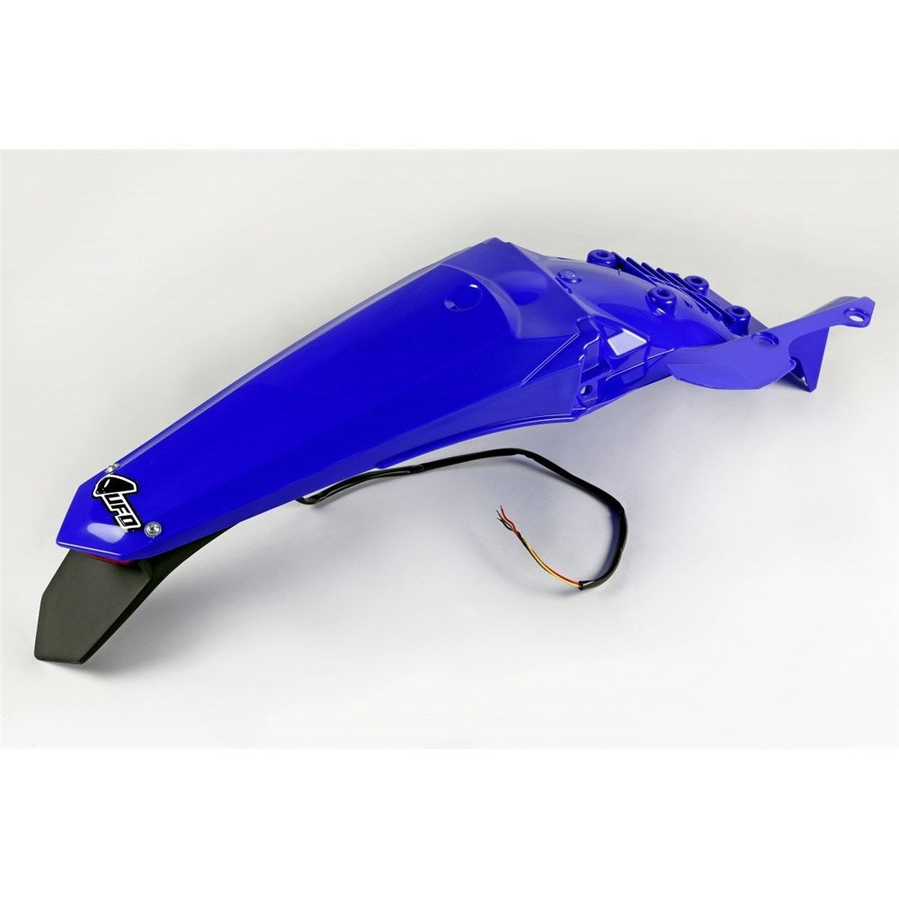UFO YAMAHA REAR RENDER WITH LED T/LIGHT WR250F 15-19/450F 16-18 REFLEX BLU