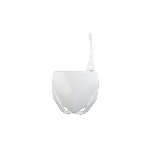 UFO YAMAHA FRONT NO. PLATE YZ65 19-25/YZ85 15-25 (WHT) (WAS 4849046)