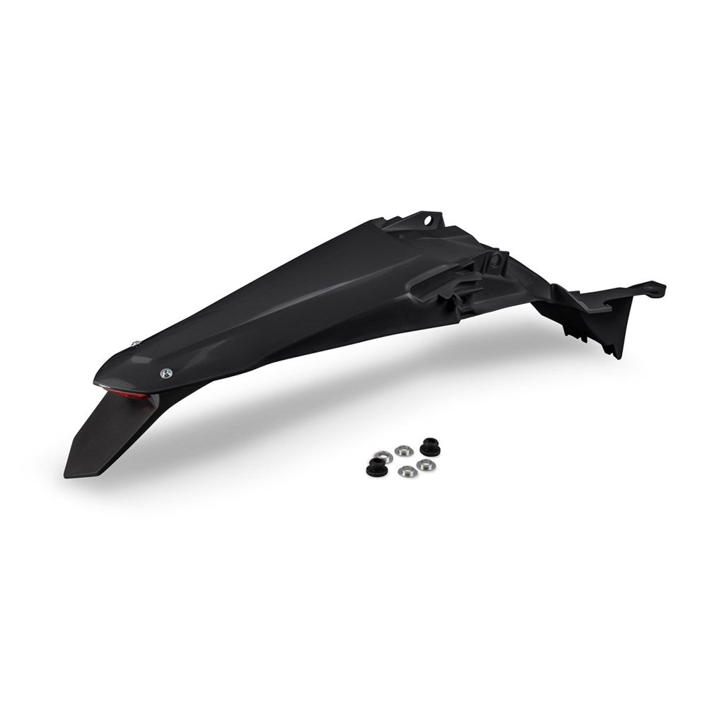 UFO YAMAHA REAR FENDER W/LED YZF250 24-25 YZF450 23-25 BLK