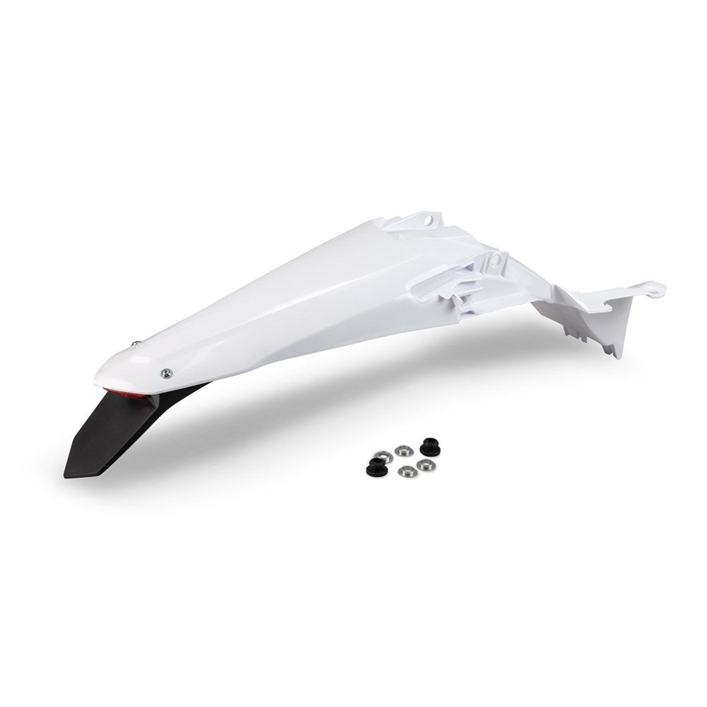 UFO YAMAHA REAR FENDER W/LED YZF250 24-25 YZF450 23-25 WHT