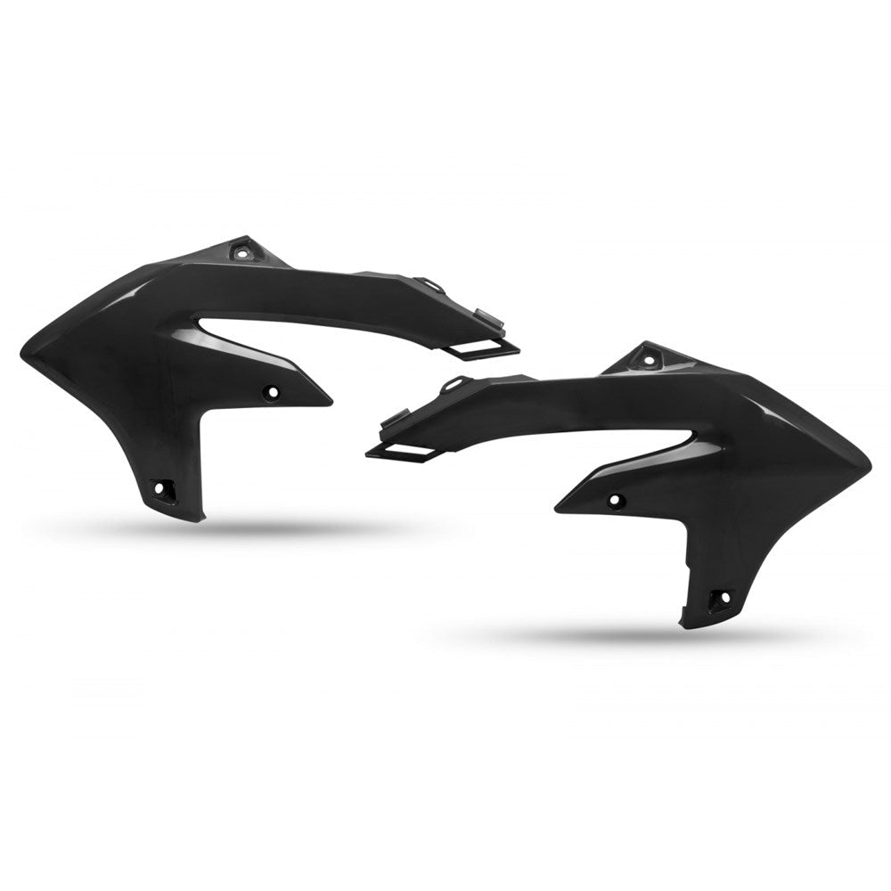 UFO YAMAHA RADIATOR SHROUDS YZF250 24-25 YZF450 23-25 BLK