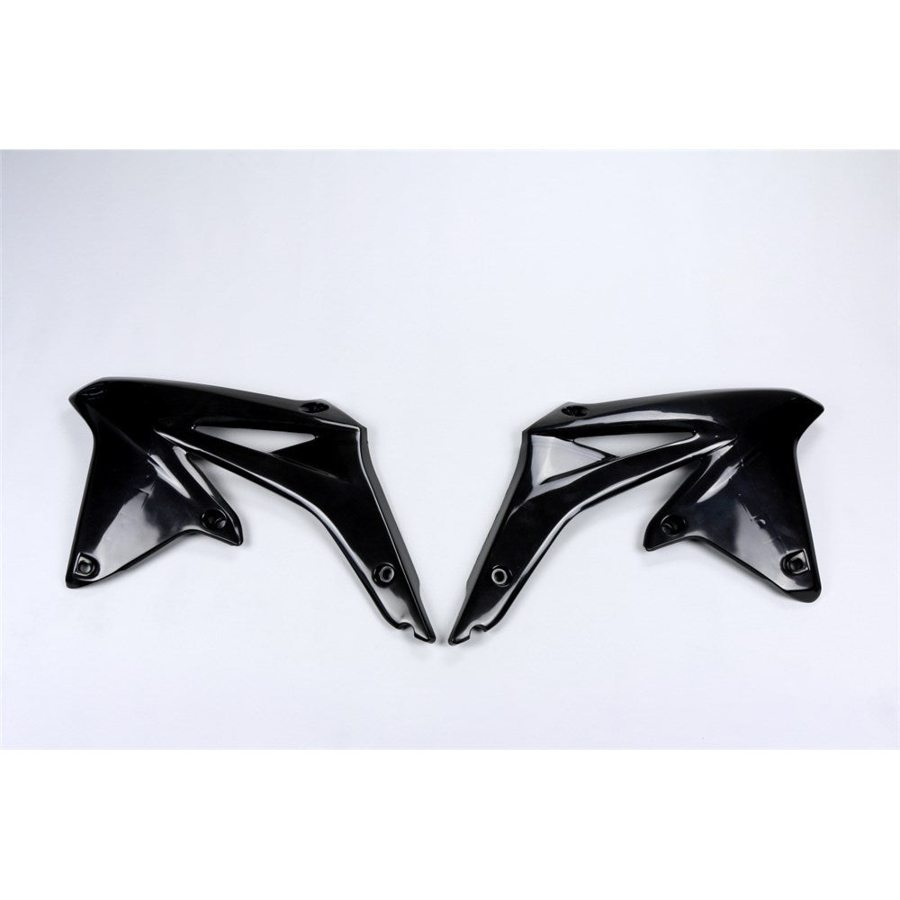 UFO SUZUKI RADIATOR SHROUDS RMZ450 08 BLK [ONC01]