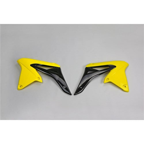 UFO SUZUKI RADIATOR SHROUDS RMZ250 10-18 (YEL 01-18)