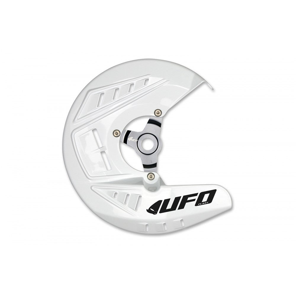 UFO SUZUKI RMZ250 RMZ450 13-25 FRONT DISC COVER W/ALU MOUNT (WHT)