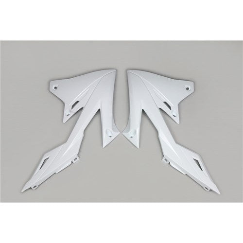 UFO SUZUKI RADIATOR SHROUDS RMZ250 19-25/RMZ450 18-25 WHT