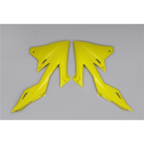 UFO SUZUKI RADIATOR SHROUDS RMZ250 19-25/RMZ450 18-25 (YEL 01-22)