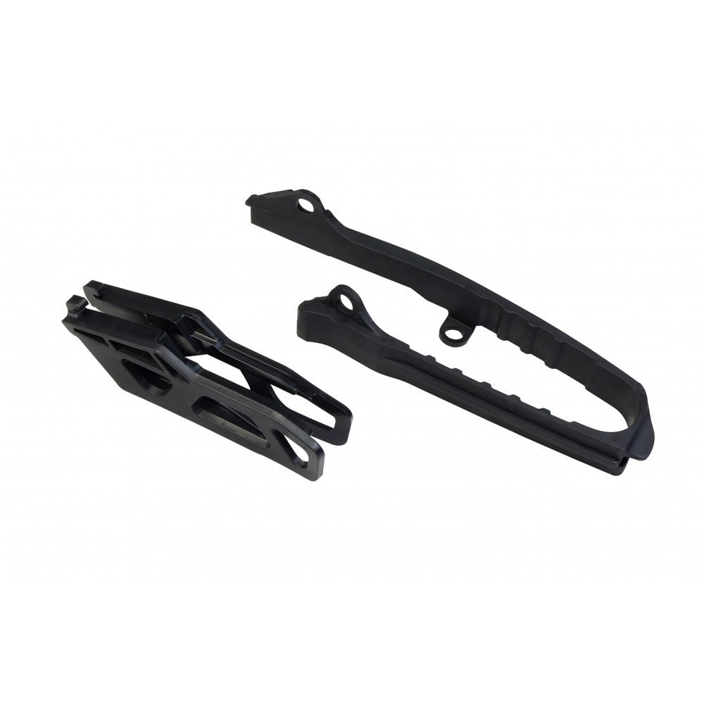 UFO SUZUKI CHAIN GUIDE/SWINGARM SLIDER KIT RMZ250 19-25/RMZ450 18-25 (BLK)