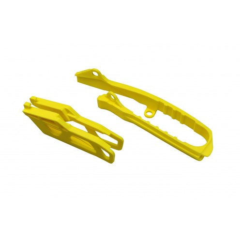 UFO SUZUKI CHAIN GUIDE/S/ARM SLIDER KIT RMZ250 19-25/RMZ450 18-25 (YEL 01-22)