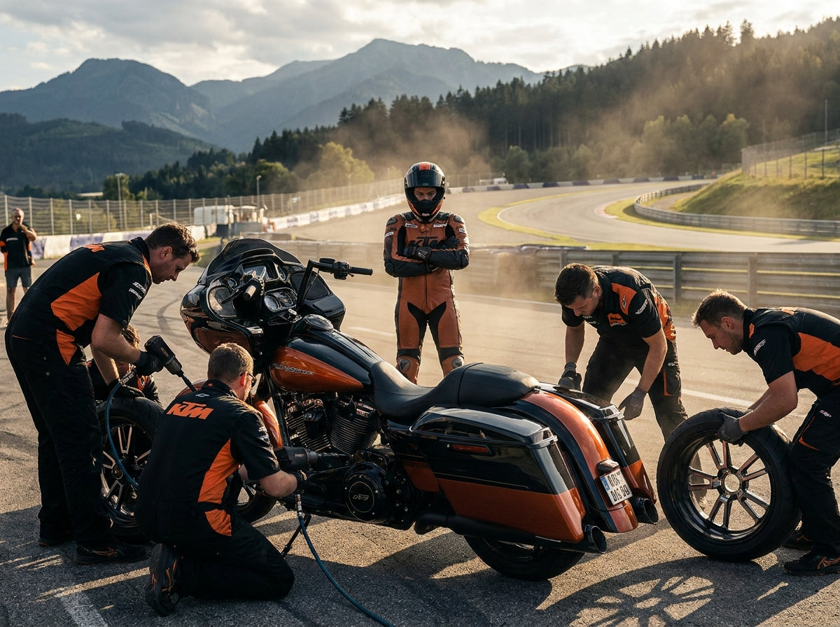Pit-lane teamwork