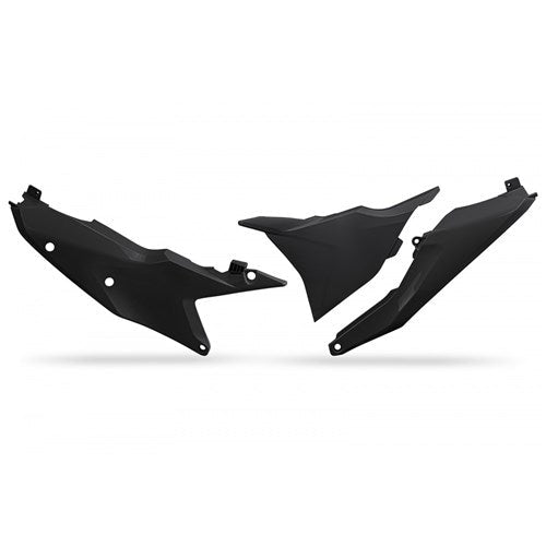 UFO KTM COMPATIBLE SIDE PANELS & AIRBOX COVER SX125/250/300 SX150 25 SXF250/350/450 23-25 (BLK)