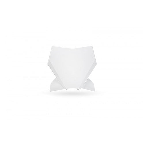 UFO KTM COMPATIBLE FRONT NO. PLATE SX150 25 SX125/250/300 23-26 SX-F250/350/450 23-26 (WHT)