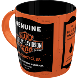 Harley-Davidson Genuine Motorcycles Ceramic Mug – 330ml by Nostalgic-Art