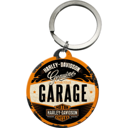 Harley-Davidson Garage Keyring by Nostalgic-Art
