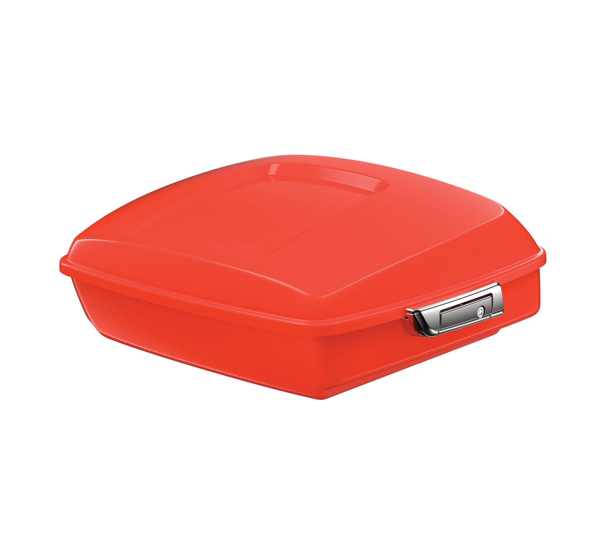 Harley-Davidson Chopped Tour-Pak Luggage - Blood Orange - Chrome Hardware