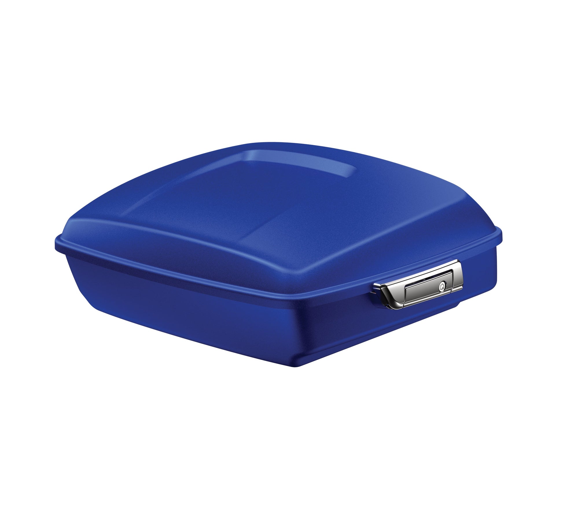 Harley-Davidson Chopped Tour-Pak Luggage - Aurora Blue Denim - Chrome Hardware