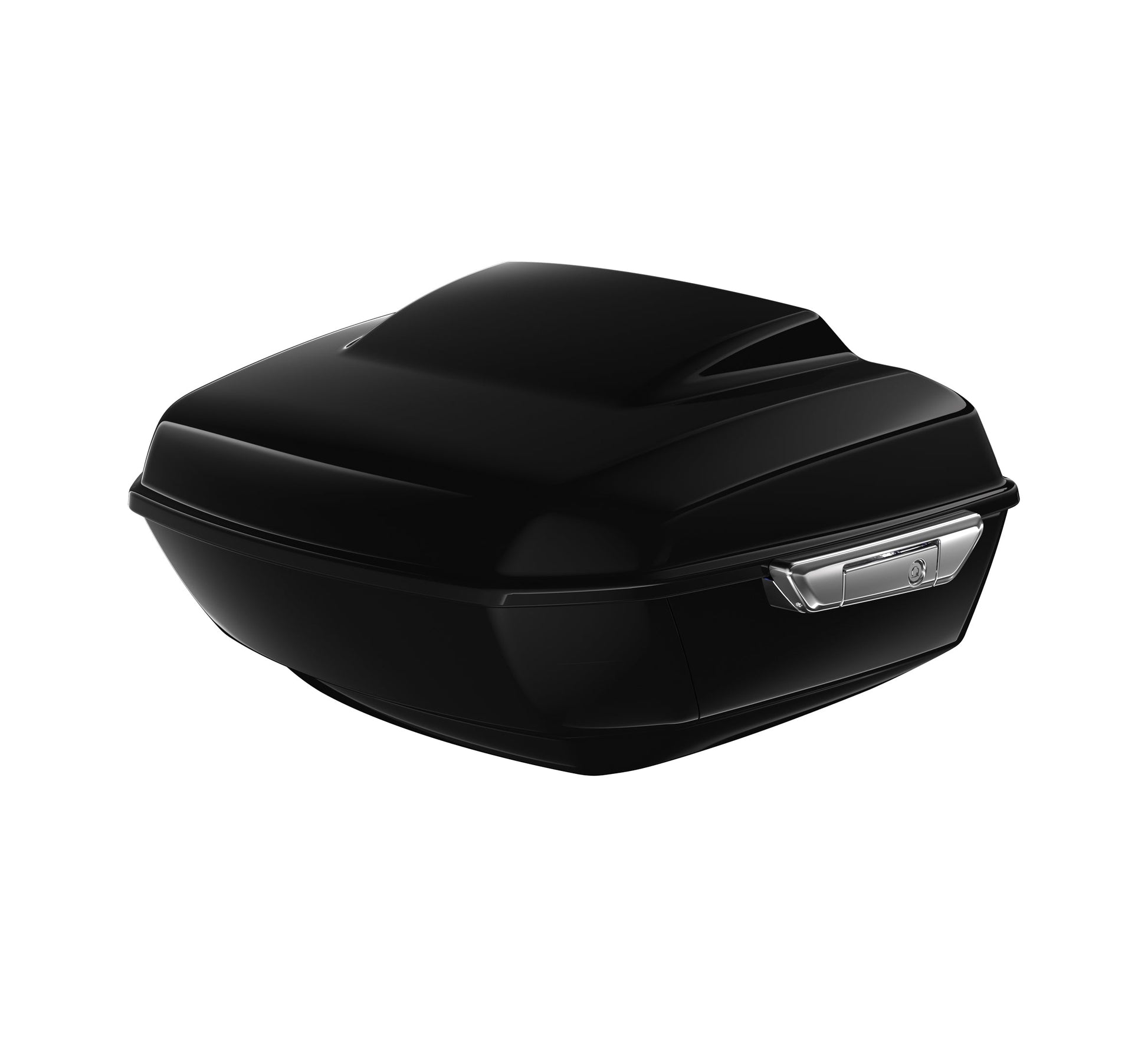 Harley-Davidson Grand Tour-Pak Luggage - Vivid Black - Chrome Hardware
