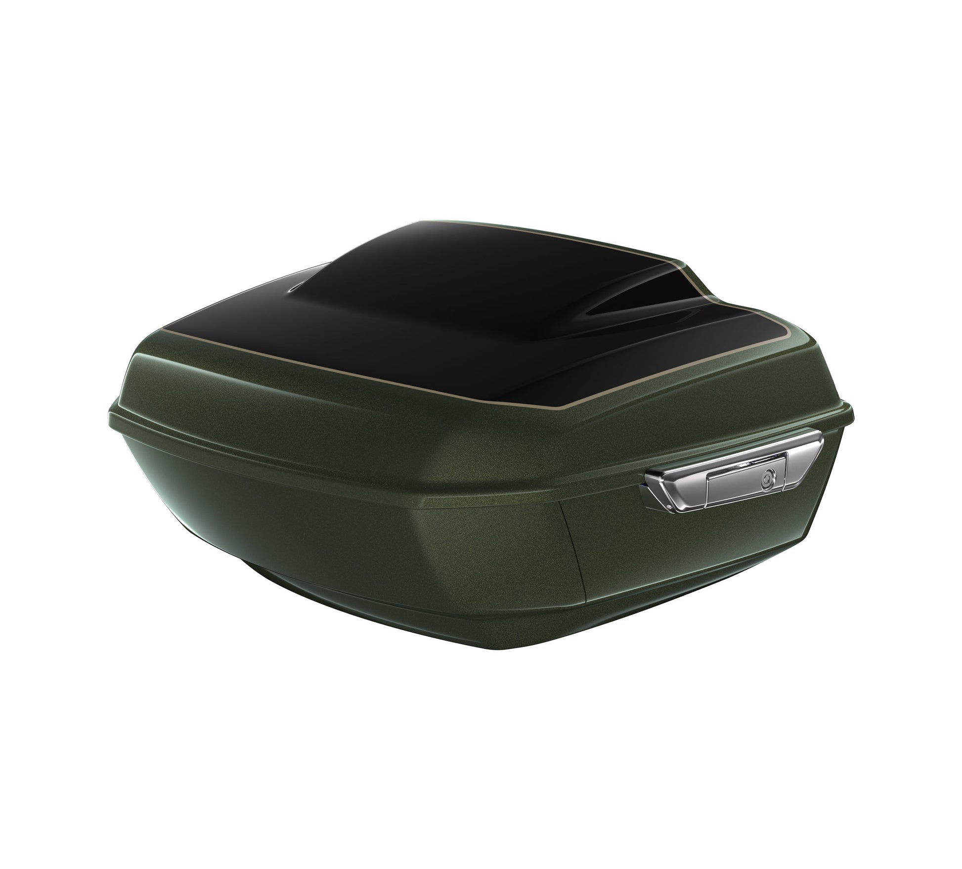 Harley-Davidson Grand Tour-Pak Luggage - Olive Steel Metallic/Vivid Black