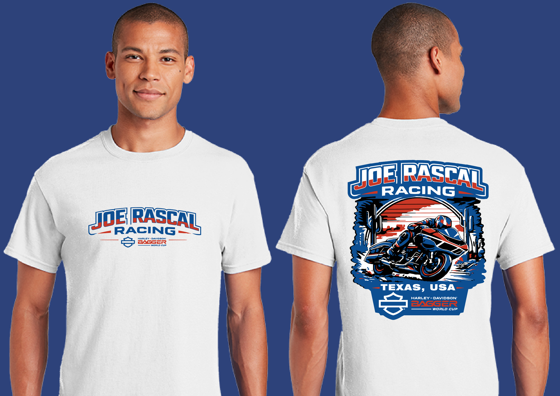 Joe Rascal Racing – Austin Texas Bagger World Cup Tee