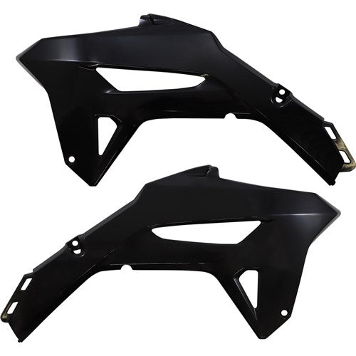 UFO HONDA RADIATOR COVERS CRF250R 22/450R 21-22 BLK