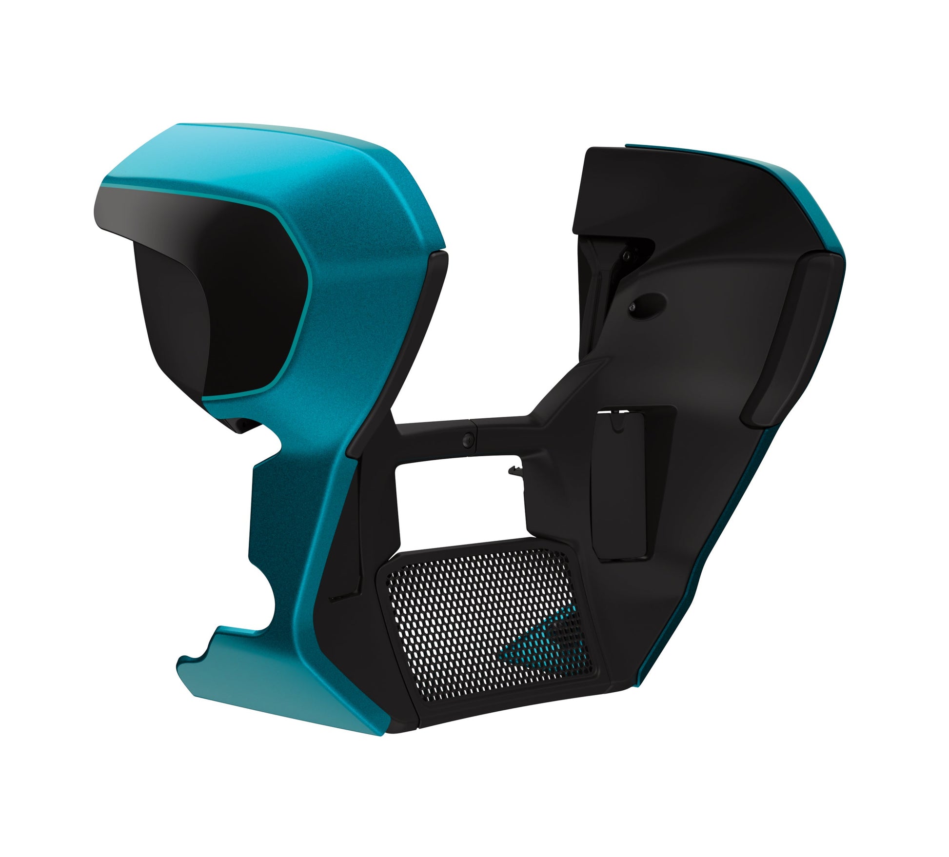Harley-Davidson Fairing Lowers - Teal Thunder/Vivid Black