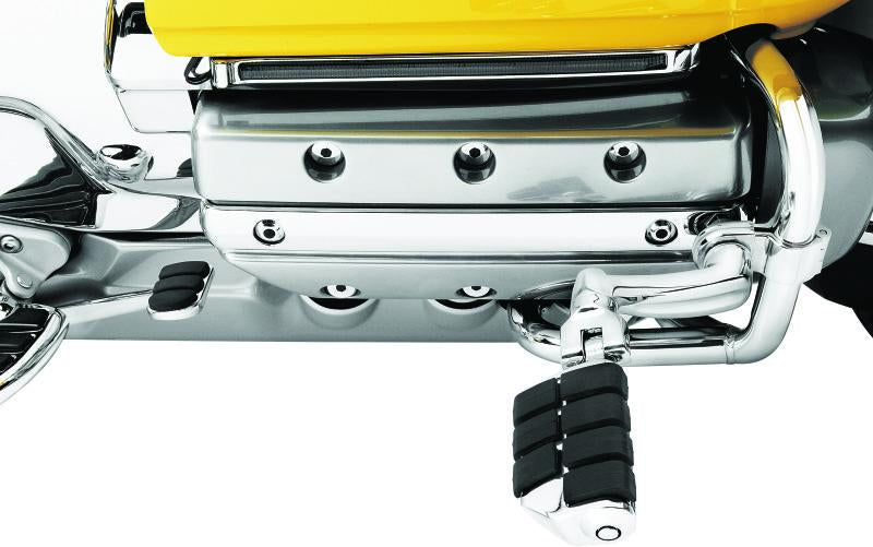 Kuryakyn Dually ISO Pegs With 1inch Clamp Chrome (Pair)