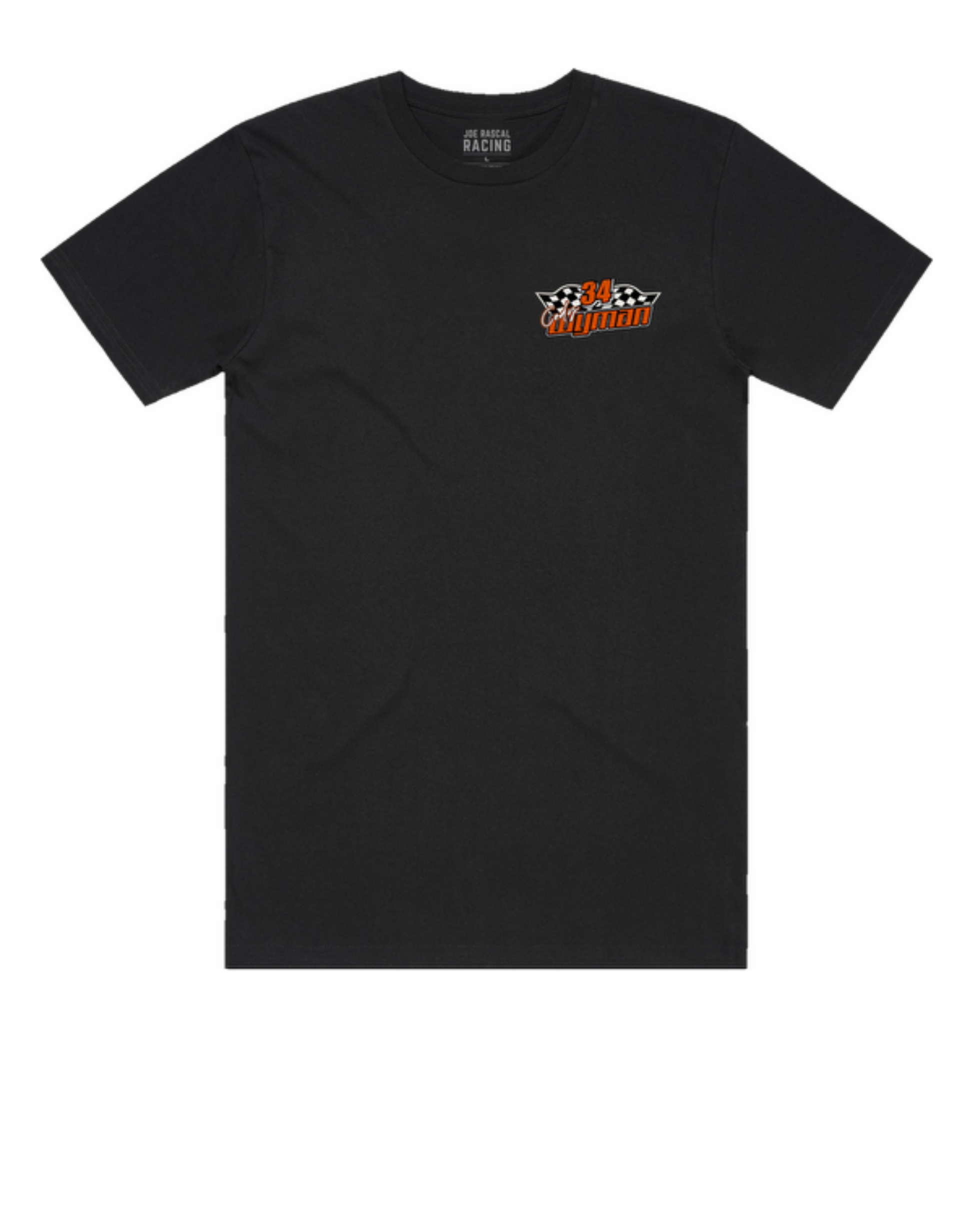 Joe Rascal Racing Cody Wyman #34 Official Bagger World Cup Tee - Black