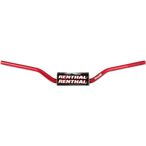 RENTHAL FATBAR H/BAR RC/OEM HONDA/KAWASAKI RED W/BAR PAD (604-01-RD)