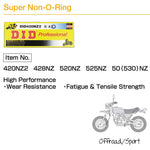 D.I.D Drive Chains – Multiple Sizes & Specifications
