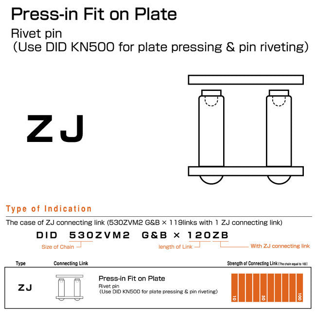 D.I.D Conlinks – Multiple Sizes & Types