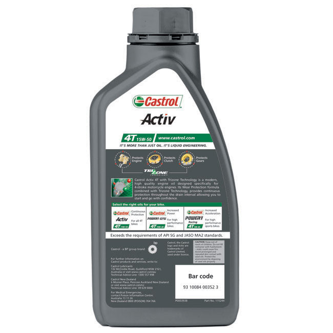 Castrol Oils & Sprays – 2T, 4T, Chain & Filter Oil