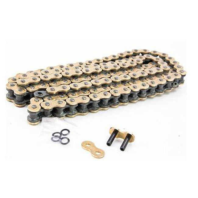 D.I.D Drive Chains - 525VX3 GB-120 ZB Pro Street X-Ring - Gold & Black