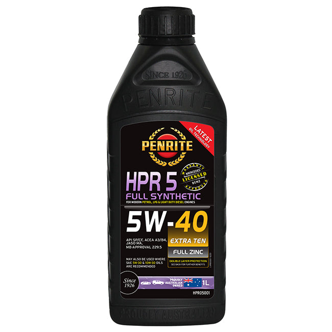 Penrite HPR 5 5W-40 Full Synthetic Engine Oil 1L