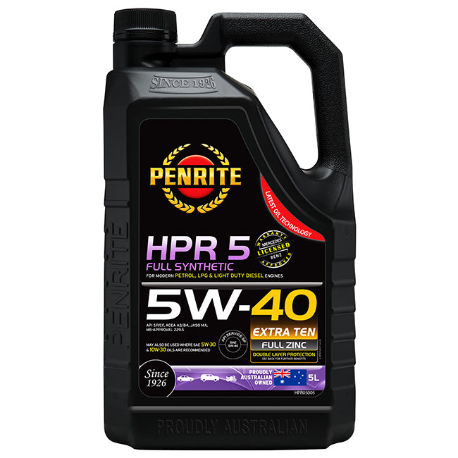 Penrite HPR 5 5W-40 Full Synthetic Engine Oil 5L