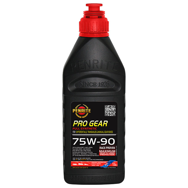Penrite 75W-90 Premium Mineral Full Synthetic Pro Gear Oil 1L