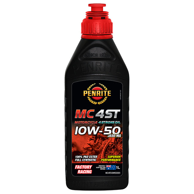 Penrite MC-4ST 10W-50 Full Synthetic 4 Stroke Oil 1L