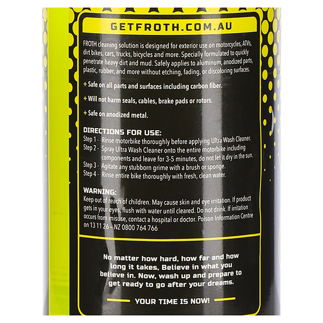 Froth Cleaning & Detailing Products – Sprays, Concentrates, Brushes & Hand Care