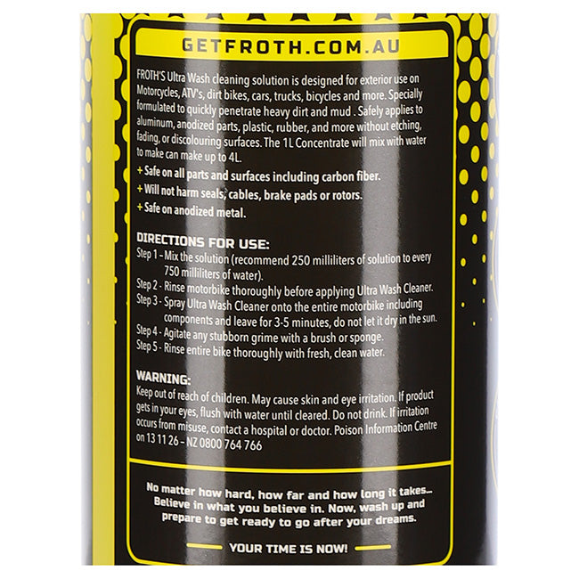 Froth Cleaning & Detailing Products – Sprays, Concentrates, Brushes & Hand Care