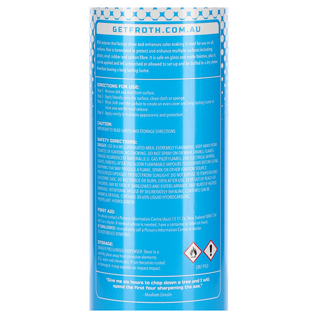 Froth Cleaning & Detailing Products – Sprays, Concentrates, Brushes & Hand Care