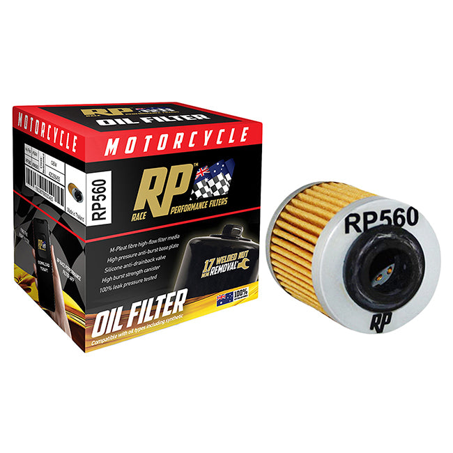 RP Filters – High Performance Oil Filters – Standard Options
