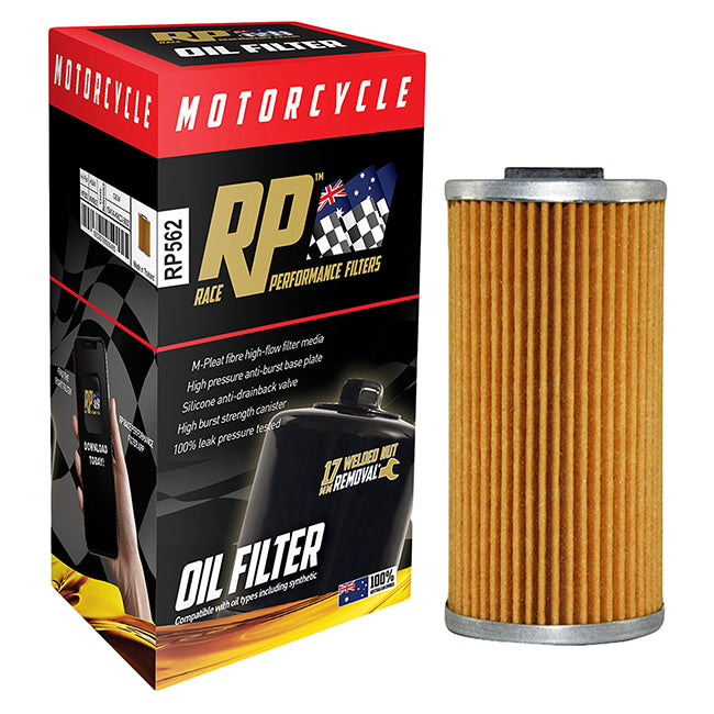 RP Filters – High Performance Oil Filters – Standard Options