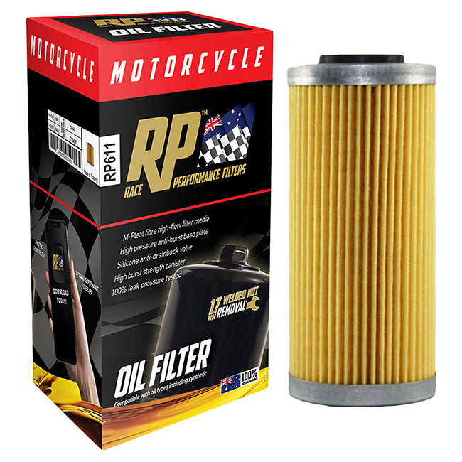 RP Filters – High Performance Oil Filters – Standard Options