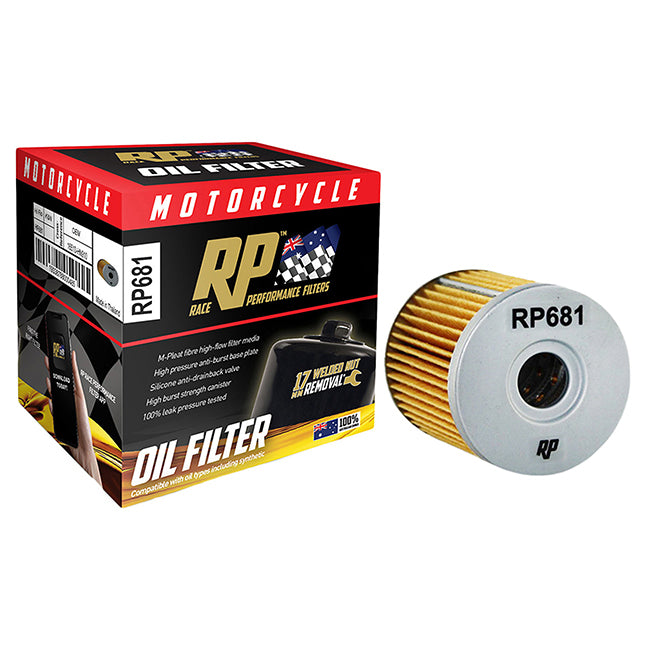 RP Filters – High Performance Oil Filters – Standard Options