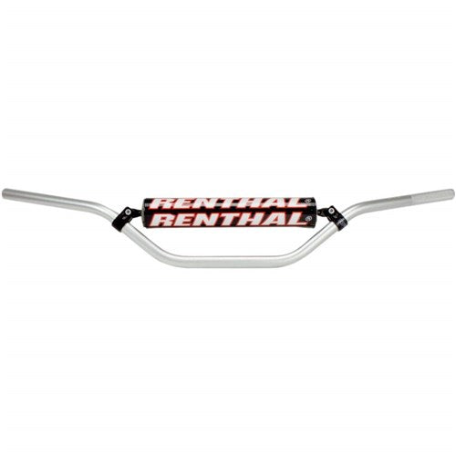 RENTHAL 7/8 H/BAR ENDURO HIGH BARS SIL W/BAR PAD (613-01-SI-05-006)