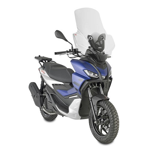GIVI WINDSCREEN ONLY TRANSPARENT - APRILIA SRGT 125-200 22-24 (NEEDS FITTING KIT D6711KIT)
