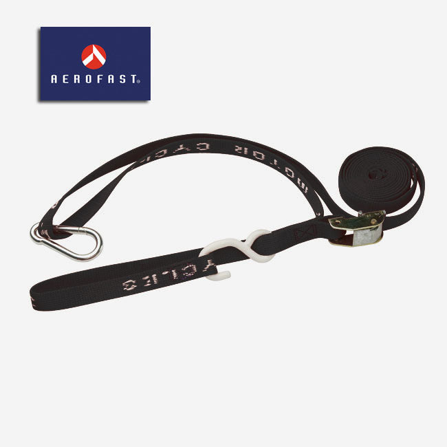Aerofast MC2K Classic Tiedown - 25mm Karabiner Hook - Black