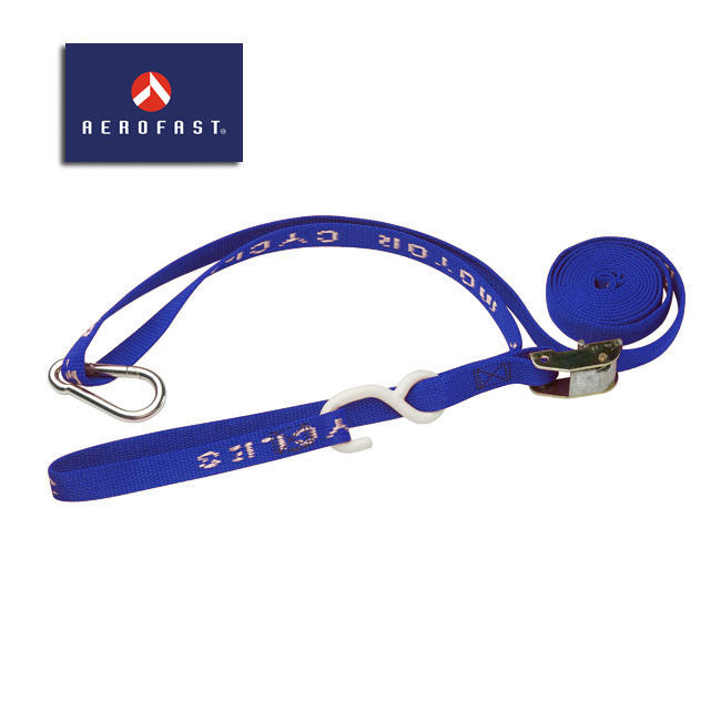 Aerofast MC2K Classic Tiedown - 25mm Karabiner Hook - Blue