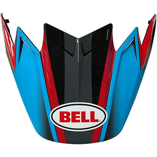 BELL S/P - MOTO-9 FLEX PEAK HOUND CYN/RED