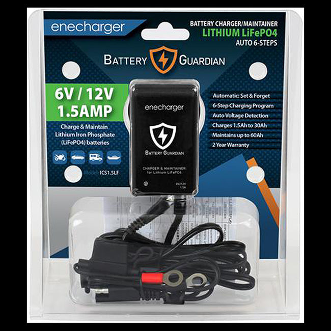 Victron Enecharger ICS1.5LF Battery Guardian - 6V/12V 1.5A 6 Step - LifePo4