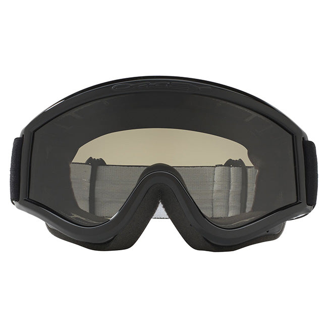 Oakley - L Frame - Jet Black - Dark Grey Lens