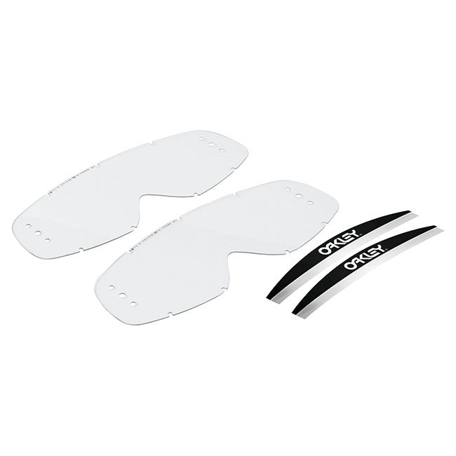 Spare Part - Oakley Front Line - MX Goggle - Roll Off Replacement Lenses - Clear